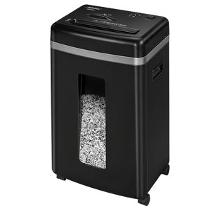 Уничтожитель Fellowes Microshred 450M, 9 листов, фрагменты 2х12 мм, корзина 22л