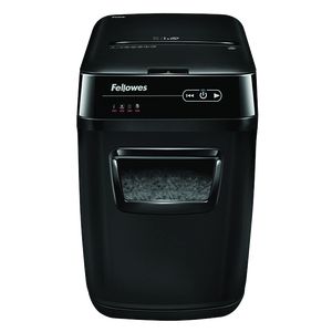 Уничтожитель Fellowes AutoMax 200C, 200 листов, фрагменты 4x38 мм, корзина 32 л