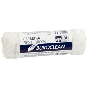 Серветка для підлоги б/п, 50х70см, біла, Buroclean