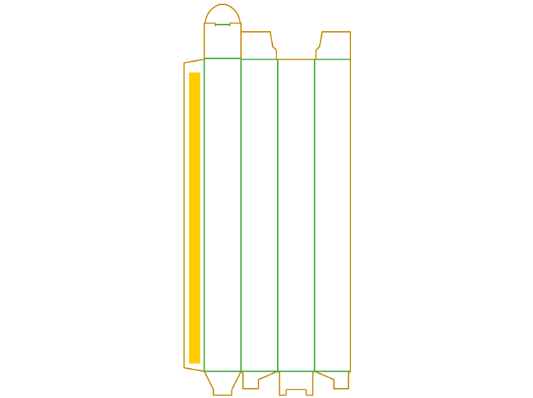 Коробка 2 20x20x170