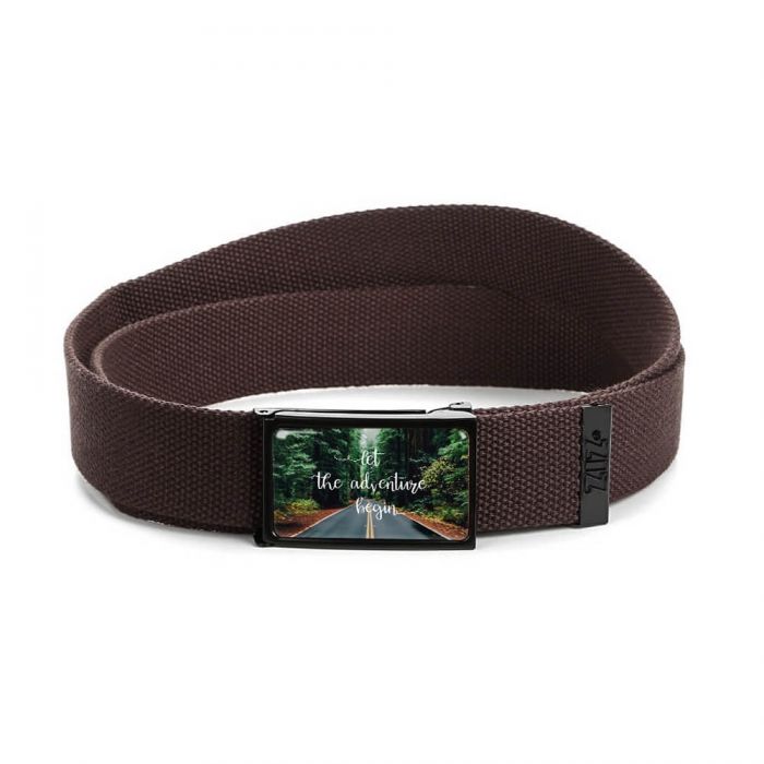 Belt ZIZ Beginning of adventures brown (2905303)