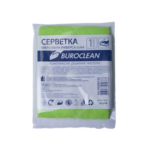 Салфетка микрофибра универсальная Buroclean 30х30