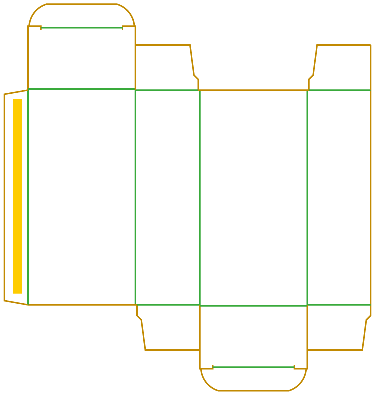 Коробка 1 50x30x100