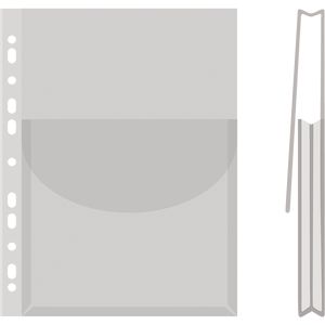 Файл для каталогов А4 глянцевый с клапаном, 170 микрон