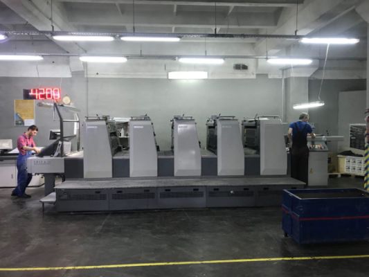 Пятикрасочная машина Komori Spica 529