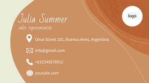 Шаблони візиток онлайн, Макет візитки №5350