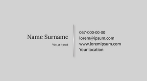 Шаблони візиток онлайн, Макет візитки №2432