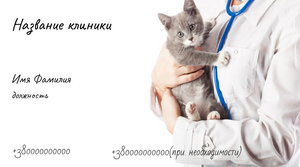 Шаблони візиток онлайн, Макет візитки №2602