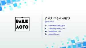 Шаблони візиток онлайн, Макет візитки №3219