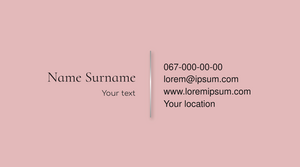 Шаблони візиток онлайн, Макет візитки №2484