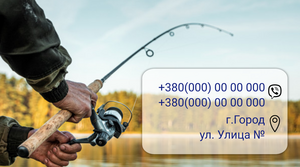 Шаблони візиток онлайн, Макет візитки №2219