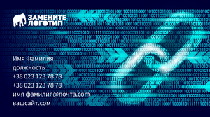 Шаблони візиток онлайн, Макет візитки №3182