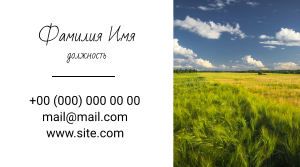 Шаблони візиток онлайн, Макет візитки №2613