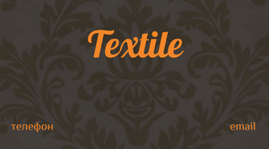 Шаблони візиток онлайн, Макет візитки №5309