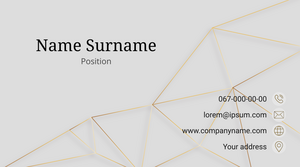 Шаблони візиток онлайн, Макет візитки №2227
