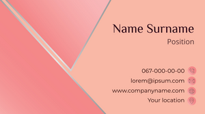 Шаблони візиток онлайн, Макет візитки №4713