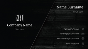 Шаблони візиток онлайн, Макет візитки №2230