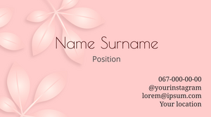 Шаблони візиток онлайн, Макет візитки №4871