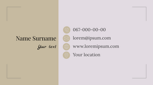 Шаблони візиток онлайн, Макет візитки №2209