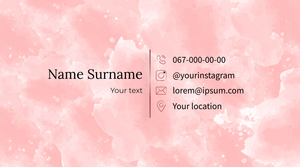 Шаблони візиток онлайн, Макет візитки №4584