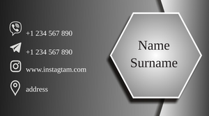 Шаблони візиток онлайн, Макет візитки №3041