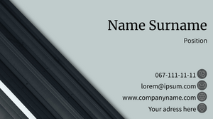 Шаблони візиток онлайн, Макет візитки №4079