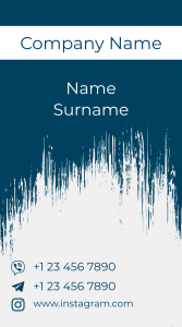 Шаблони візиток онлайн, Макет візитки №5348