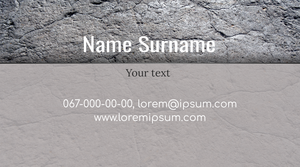 Шаблони візиток онлайн, Макет візитки №2640