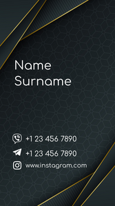 Шаблони візиток онлайн, Макет візитки №3081