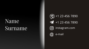 Шаблони візиток онлайн, Макет візитки №2338