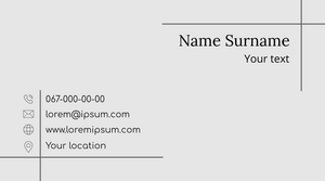 Шаблони візиток онлайн, Макет візитки №4931