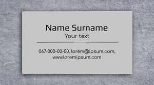 Шаблони візиток онлайн, Макет візитки №4068