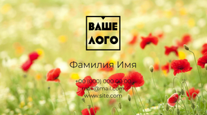 Шаблони візиток онлайн, Макет візитки №4912