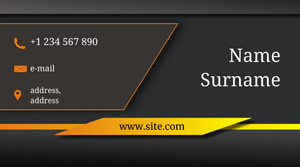 Шаблони візиток онлайн, Макет візитки №2174
