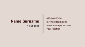 Шаблони візиток онлайн, Макет візитки №2941