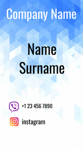 Шаблони візиток онлайн, Макет візитки №2700