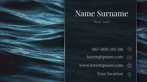 Шаблони візиток онлайн, Макет візитки №2658