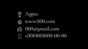 Шаблони візиток онлайн, Макет візитки №3371