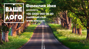 Шаблони візиток онлайн, Макет візитки №2496