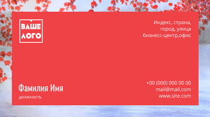 Шаблони візиток онлайн, Макет візитки №2709